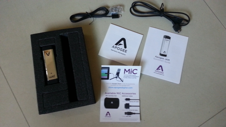 iPad, iPhone, Mac 插電 吉他錄音用 Apogee Jam 96k 錄音介面
