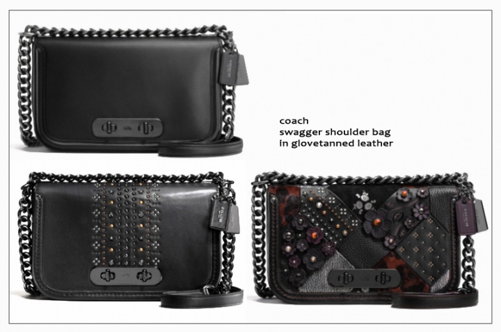 【COACH】又是Swagger - 拼接皮革肩揹手袋