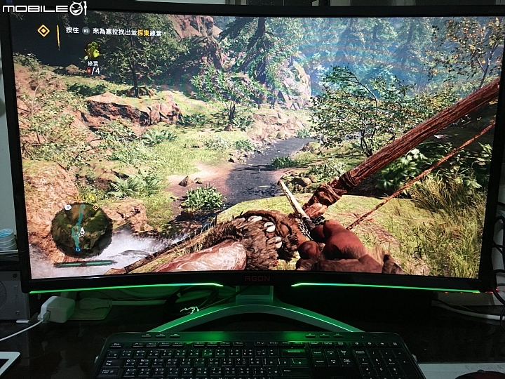 AOC AG322FCX 32吋曲面電競螢幕,用過144Hz就回不去了