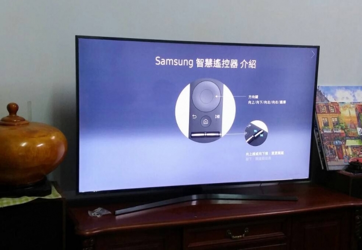 三星55吋4K電視UA55KU6400WXZW開箱