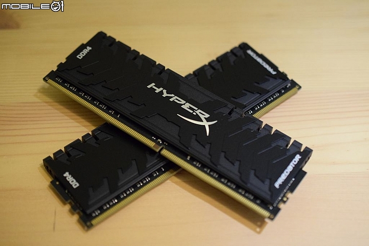 金士頓 DDR4-3333 新款散熱片 HyperX Predator 開箱分享