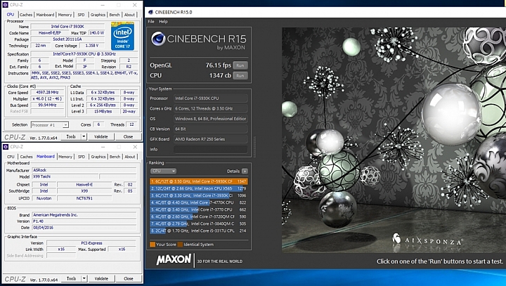 換換病發作,ASRock X99 Taichi + Intel Core i7-5930K
