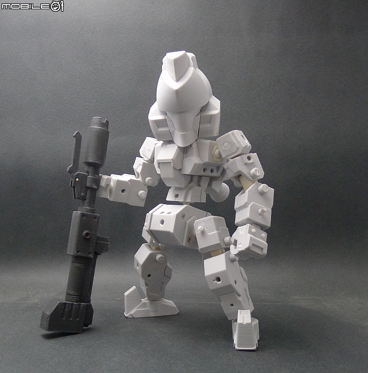 3D列印【Red Warrior Bazooka & Unmanned Flying Vehicle】
