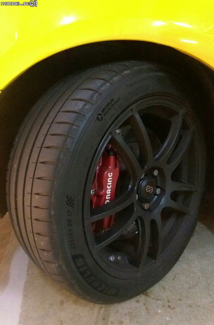 米其林 Pilot Sport 4 磨耗測試 ( 34,992公里,下課 )