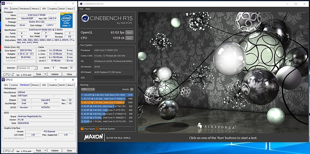 換換病發作,ASRock X99 Taichi + Intel Core i7-5930K