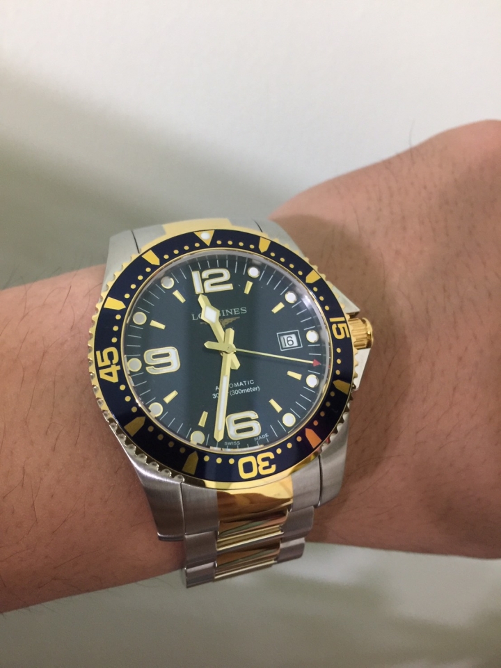 浪琴藍金水鬼簡易開箱文