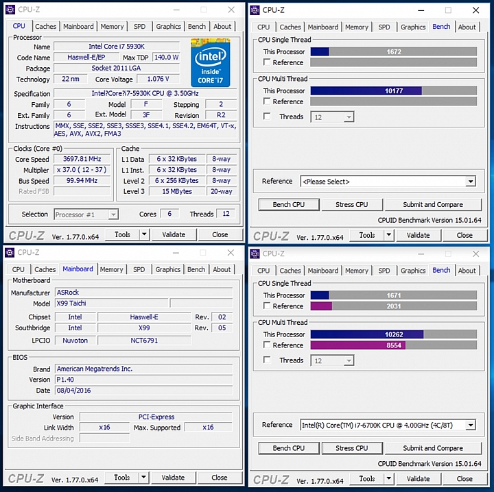 換換病發作,ASRock X99 Taichi + Intel Core i7-5930K