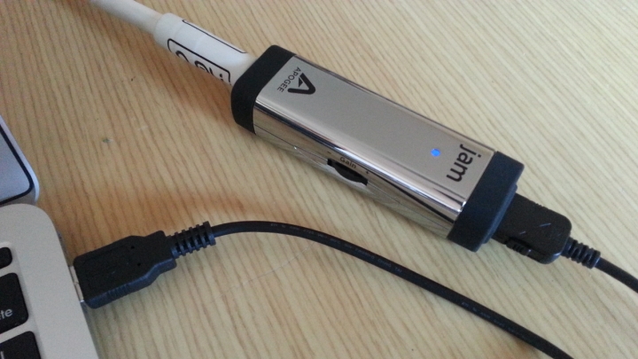iPad, iPhone, Mac 插電 吉他錄音用 Apogee Jam 96k 錄音介面