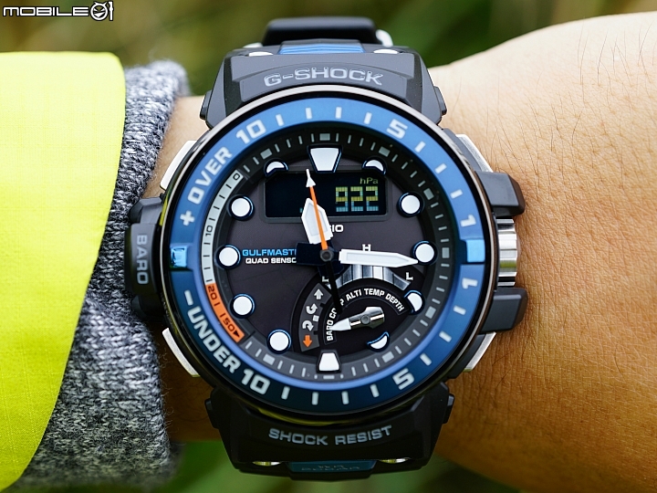 首度搭載四大感應器 上山下海一手包辦!CASIO G-SHOCK GULFMASTER GWN-Q1000