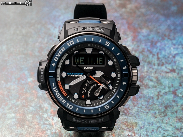 首度搭載四大感應器 上山下海一手包辦!CASIO G-SHOCK GULFMASTER GWN-Q1000