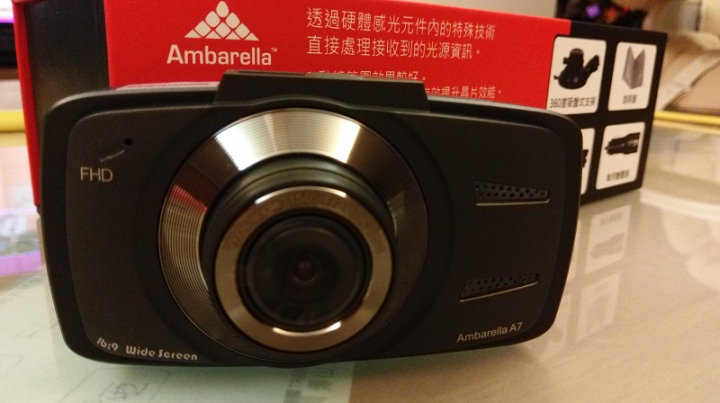 PCHOME白牌安霸A7行車記錄器開箱
