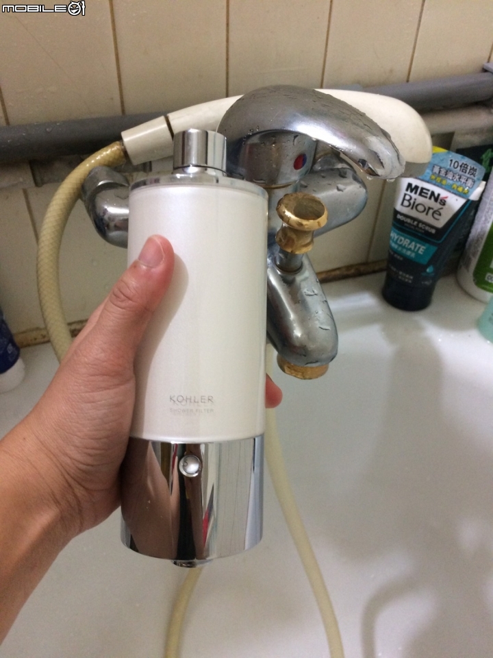 KOHLER Exhale™ 淋浴淨化器開箱與使用心得