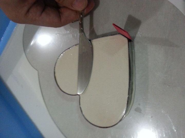 好久沒有珪藻土的作品了,來分享一下DIY心型珪藻土