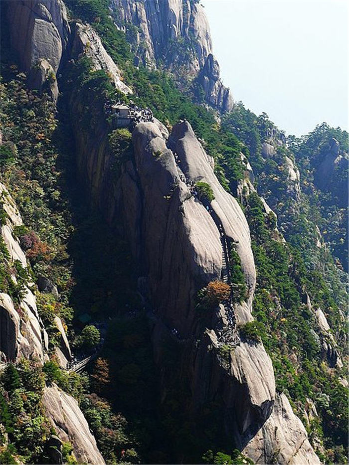 20161115 黃山遊 百步雲梯 鳌鱼峰