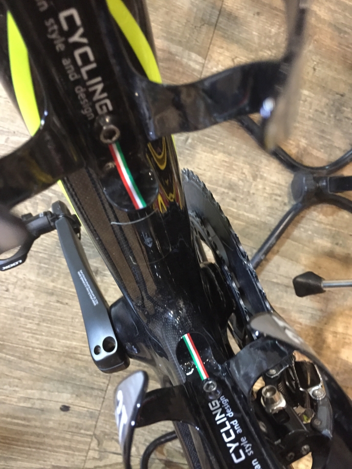 Wilier Cento 1 SL 2012 安裝大盤問題