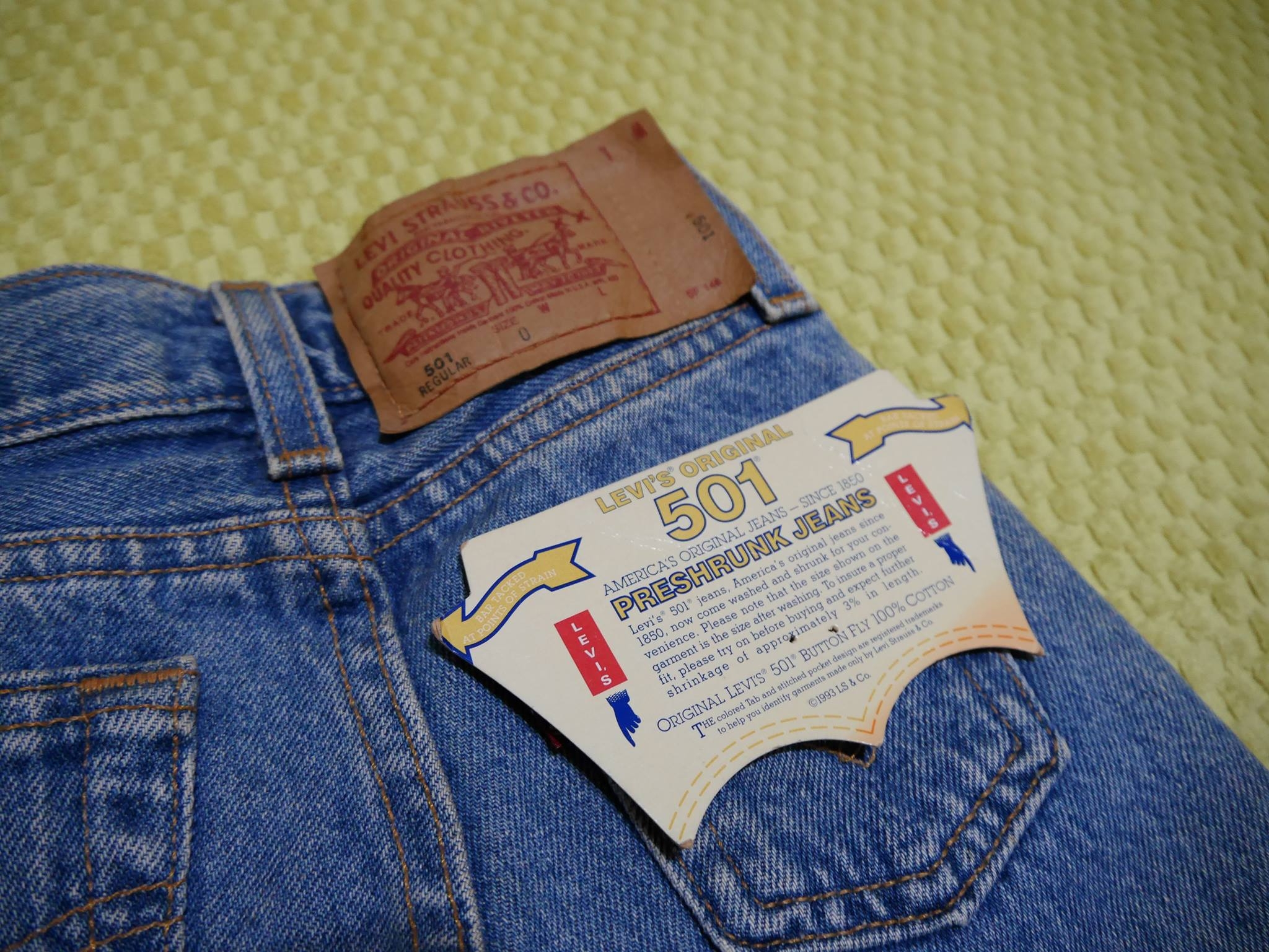 【開箱】20年前買給我未來小孩的 Levi’s® 501® (SIZE: 0 REGULAR)