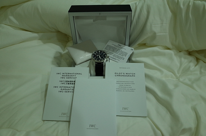 <開箱>IWC 377709 飛行員計時碼表