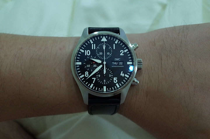 <開箱>IWC 377709 飛行員計時碼表