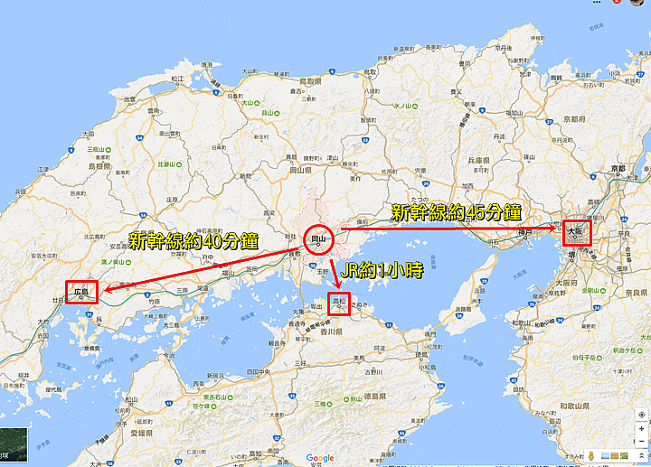 搭虎航到岡山 前往關西/四國/廣島都很方便