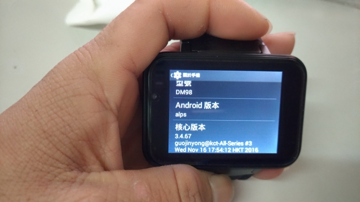 DM98 手機手錶 (獨立Android 4.4.3作業系統)