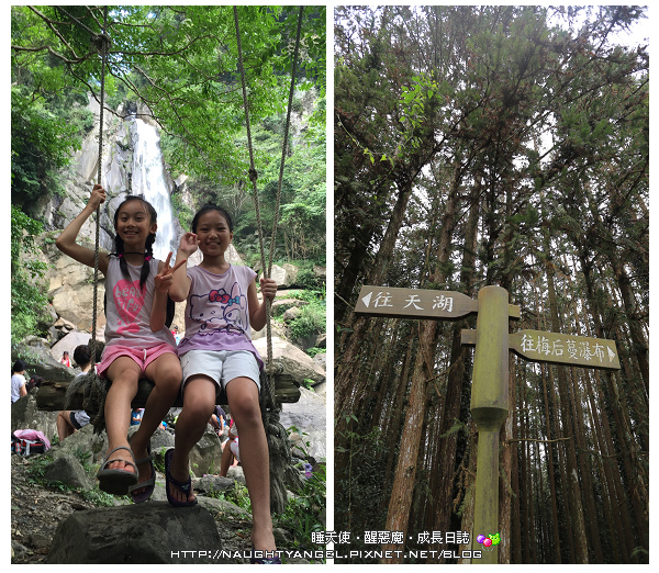 梅后蔓瀑布步道,就和《花湖美地露營區》的名字一樣美,這裡可以戲水,逛森林,還有好精采的生態觀察~