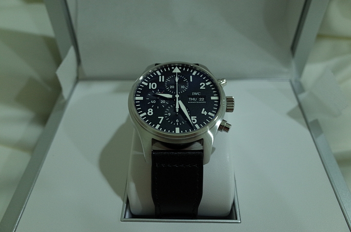 <開箱>IWC 377709 飛行員計時碼表