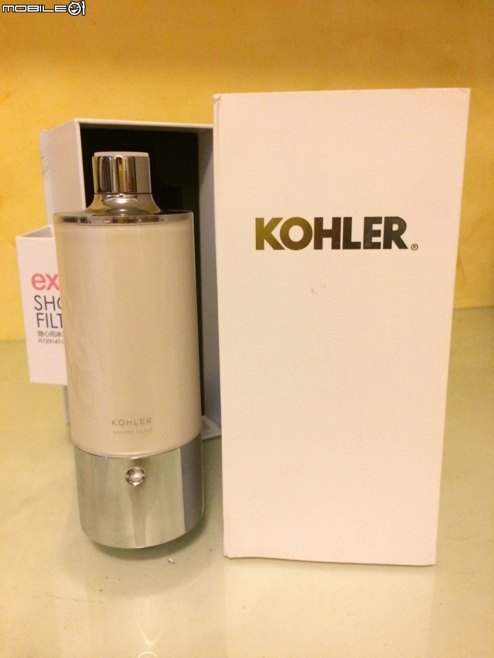 KOHLER Exhale™ 淋浴淨化器開箱與使用心得