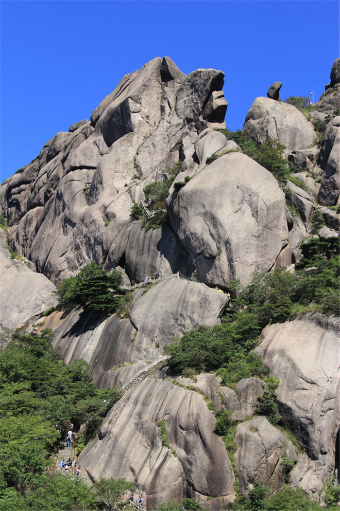 20161115 黃山遊 百步雲梯 鳌鱼峰
