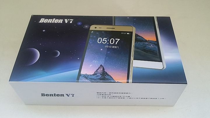便宜的三卡槽手機,Benten v7簡單開箱。支援雙待雙通。