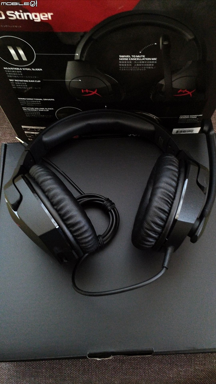 <開箱>金士頓 HyperX Cloud Stinger 入門系CP值電競耳機