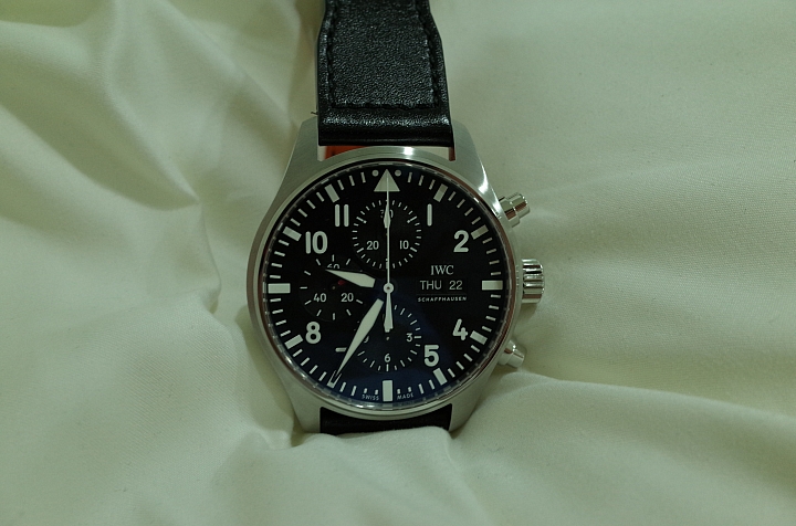 <開箱>IWC 377709 飛行員計時碼表
