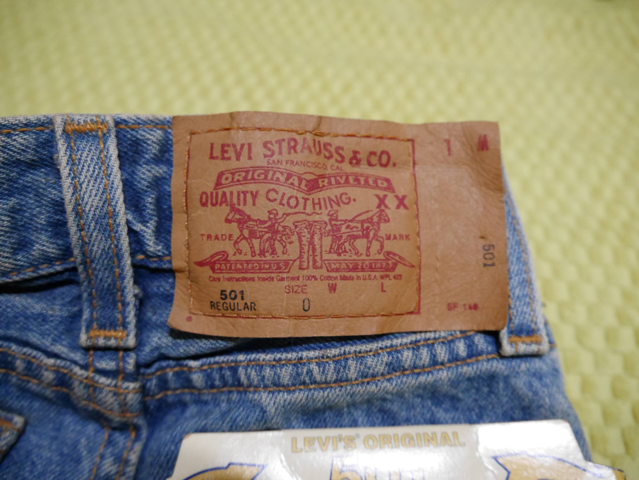 【開箱】20年前買給我未來小孩的 Levi’s® 501® (SIZE: 0 REGULAR)