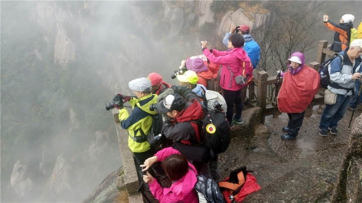 20161115 黃山遊 百步雲梯 鳌鱼峰