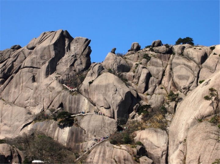 20161115 黃山遊 百步雲梯 鳌鱼峰