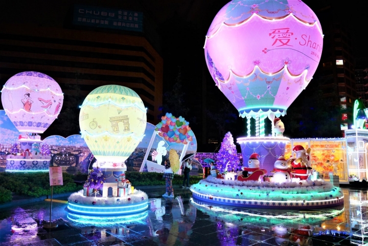 【台北信義區 | 活動】雨夜中的浪漫耶誕廣場★阪急百貨愛。Sharing聖誕活動