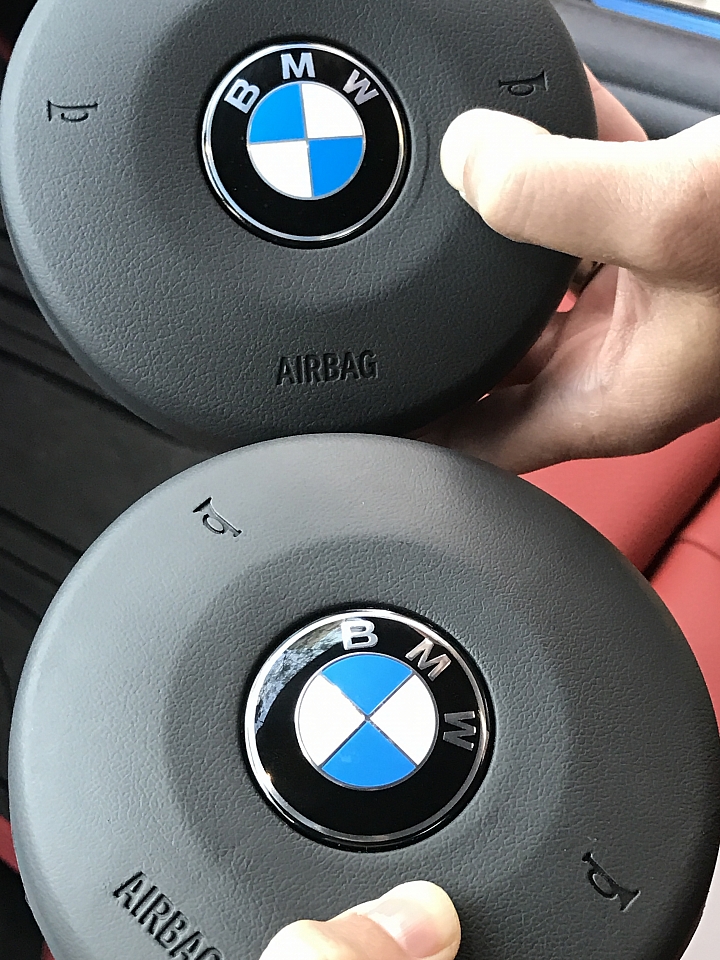 謠言終結者:BMW F系列M方向盤 所謂山寨氣囊 實測