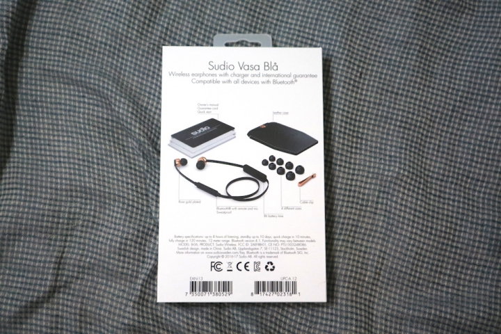 【開箱】瑞典SUDIO VASA BLÅ 藍牙耳機