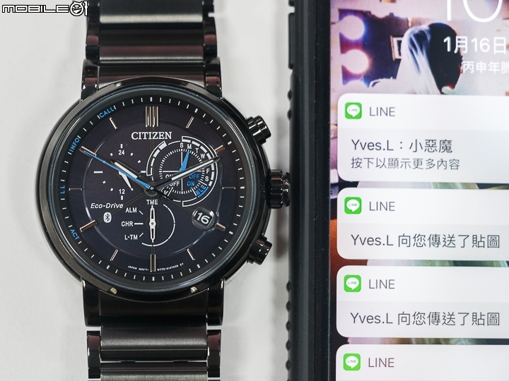 動力持久不打烊 CITIZEN BZ1006-82E 藍牙腕錶