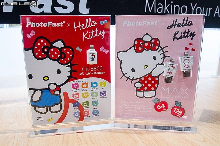 Hello Kitty配件齊發 PhotoFast推出多款Hello Kitty隨身儲存裝置