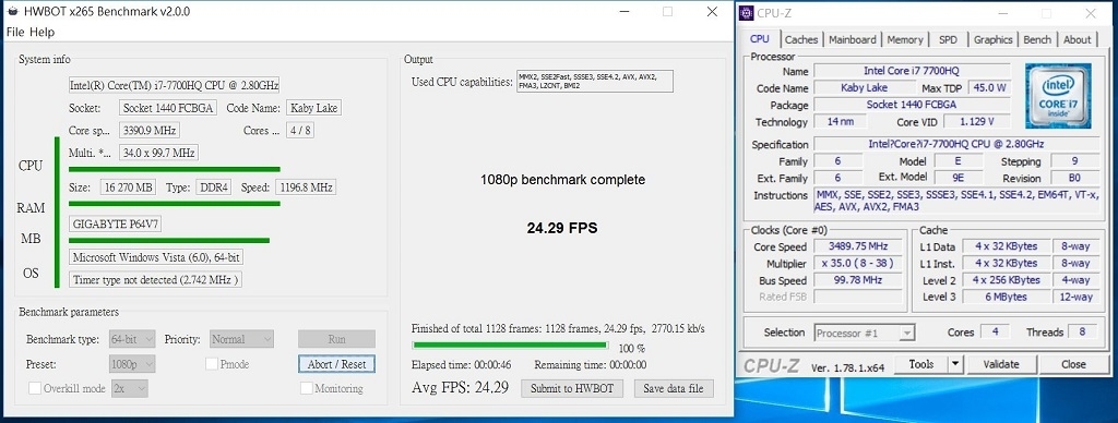 GIGABYTE Aero14 V7,搭載Kaby Lake CPU測試首發
