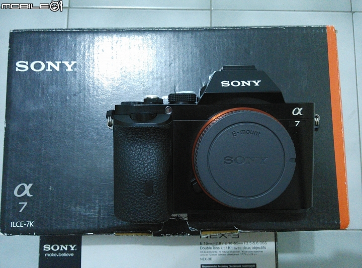 (開箱)sony a7 kit和歷代的寶貝們