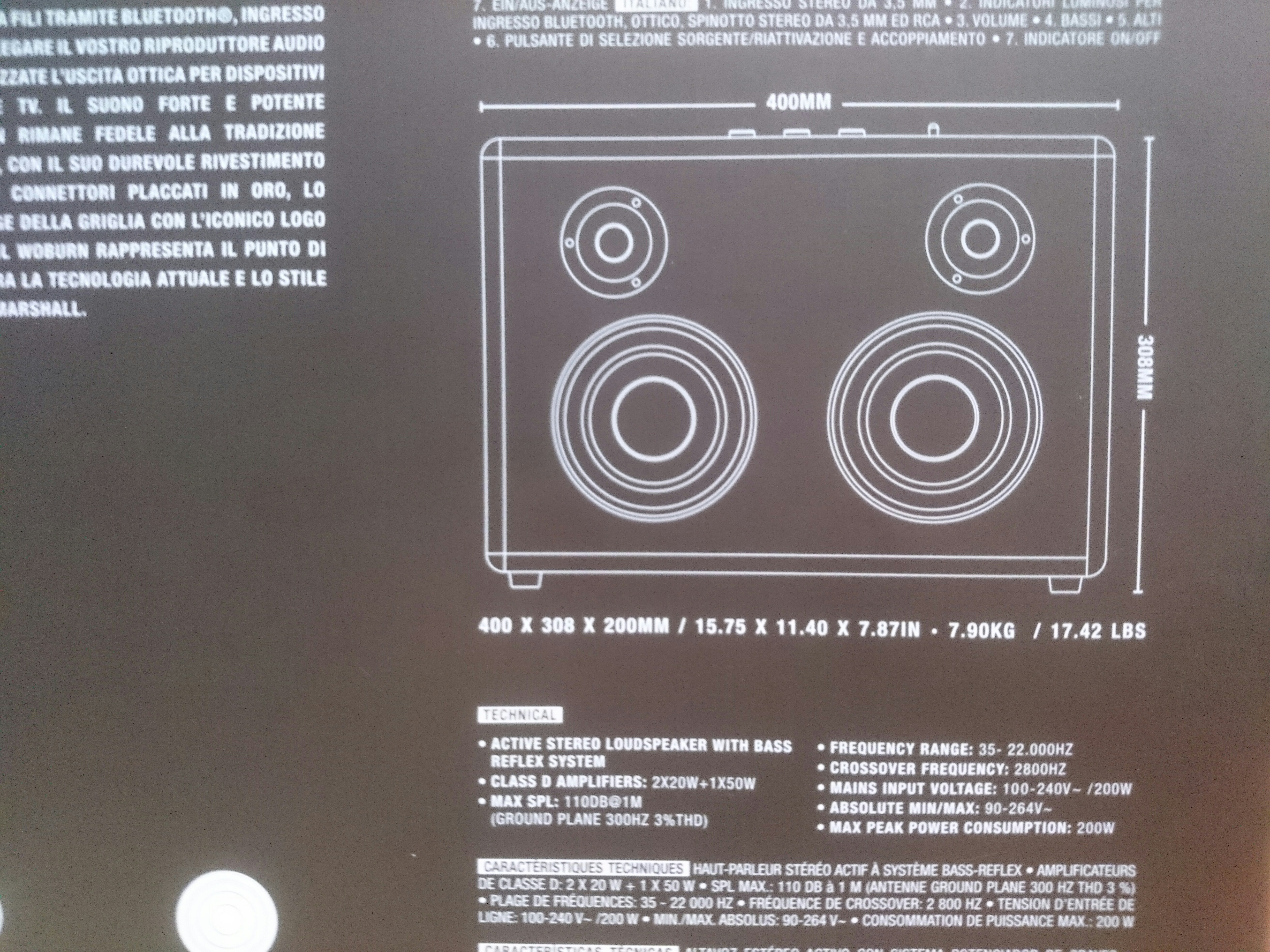 (偽開箱) Marshall Woburn 復古藍牙喇叭 荔枝白 不專業分享