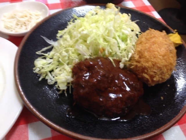 【食記。美食】東京 巢鴨 致那些日漸凋零的老味道(1) フクノヤ 良心洋食 風味昭和 漢堡肉 老店