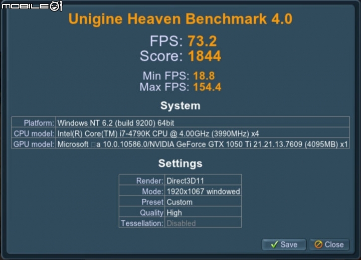 雞心GTX 1050 Ti G1 Gaming開箱分享
