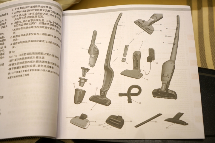 【開箱】伊萊克斯 7th Ergorapido 無線吸塵器(簡測對照Dyson DC63)