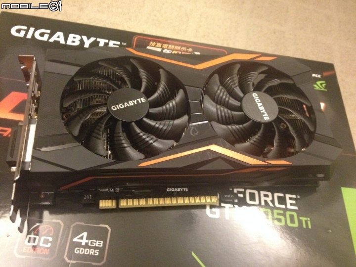 雞心GTX 1050 Ti G1 Gaming開箱分享