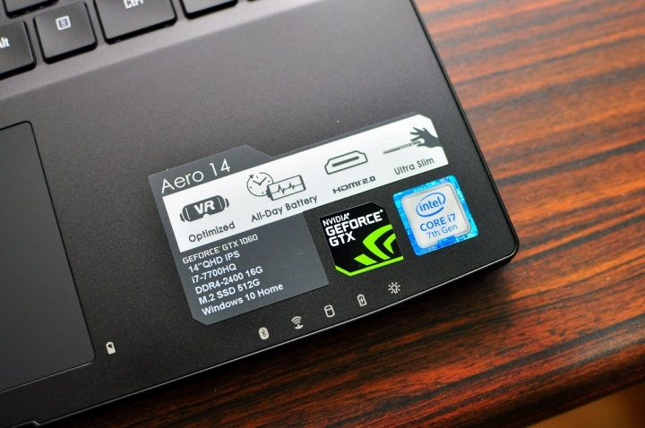 GIGABYTE Aero14 V7,搭載Kaby Lake CPU測試首發