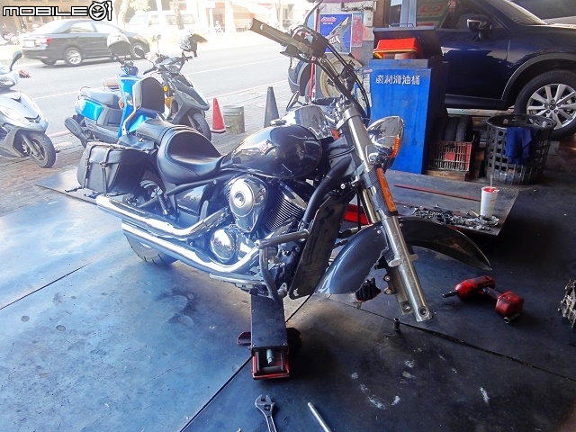 重機騎士安全守護神-鐵將軍TP-91胎壓偵測器&川崎火神Kawasaki VN900