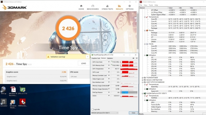 GIGABYTE P34K V7,搭配GTX1050 TI,讓效能持平桌機