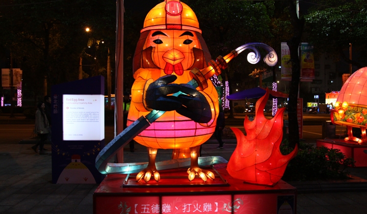 開S3小紫賞花燈,小奇雞超級卡哇伊
